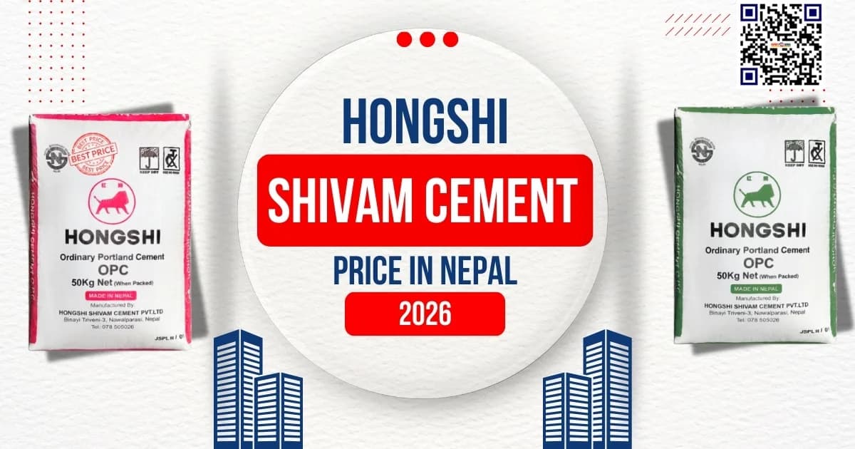 Hongshi Shivam Cement Price in Nepal 2026