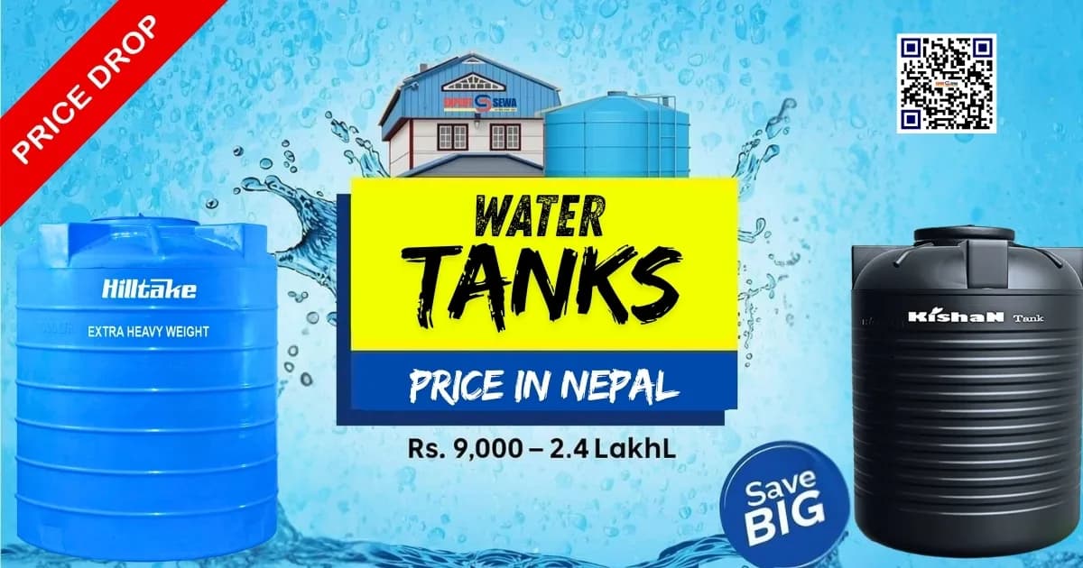 Water Tank Price Nepal 2026: Sizes & Best Brands