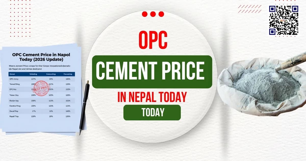OPC Cement Price in Nepal Today 2026: Latest Rates, Grades & Complete Guide