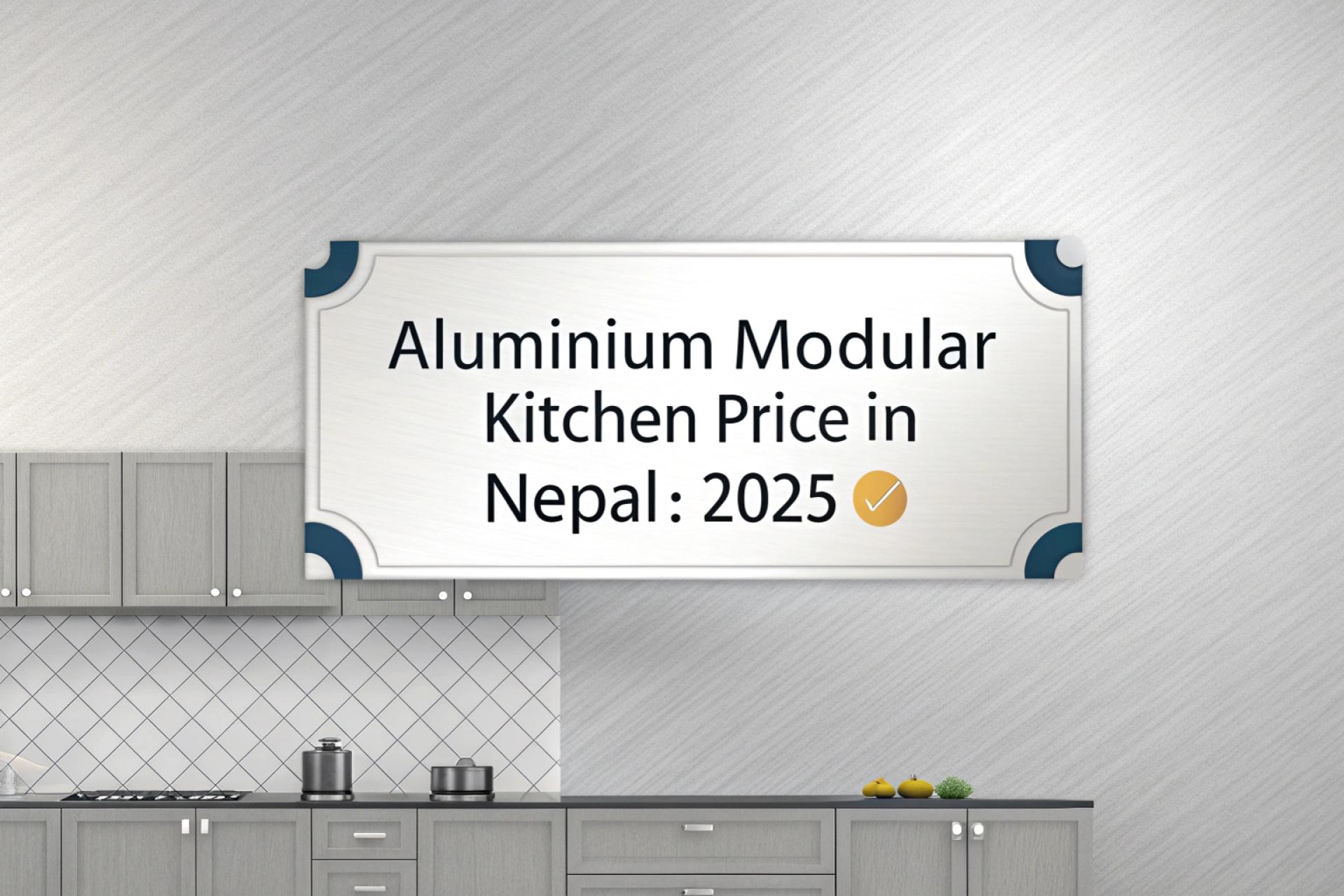 Aluminium Modular Kitchen Price in Nepal: 2025 Cost Guide, Benefits, and FAQs