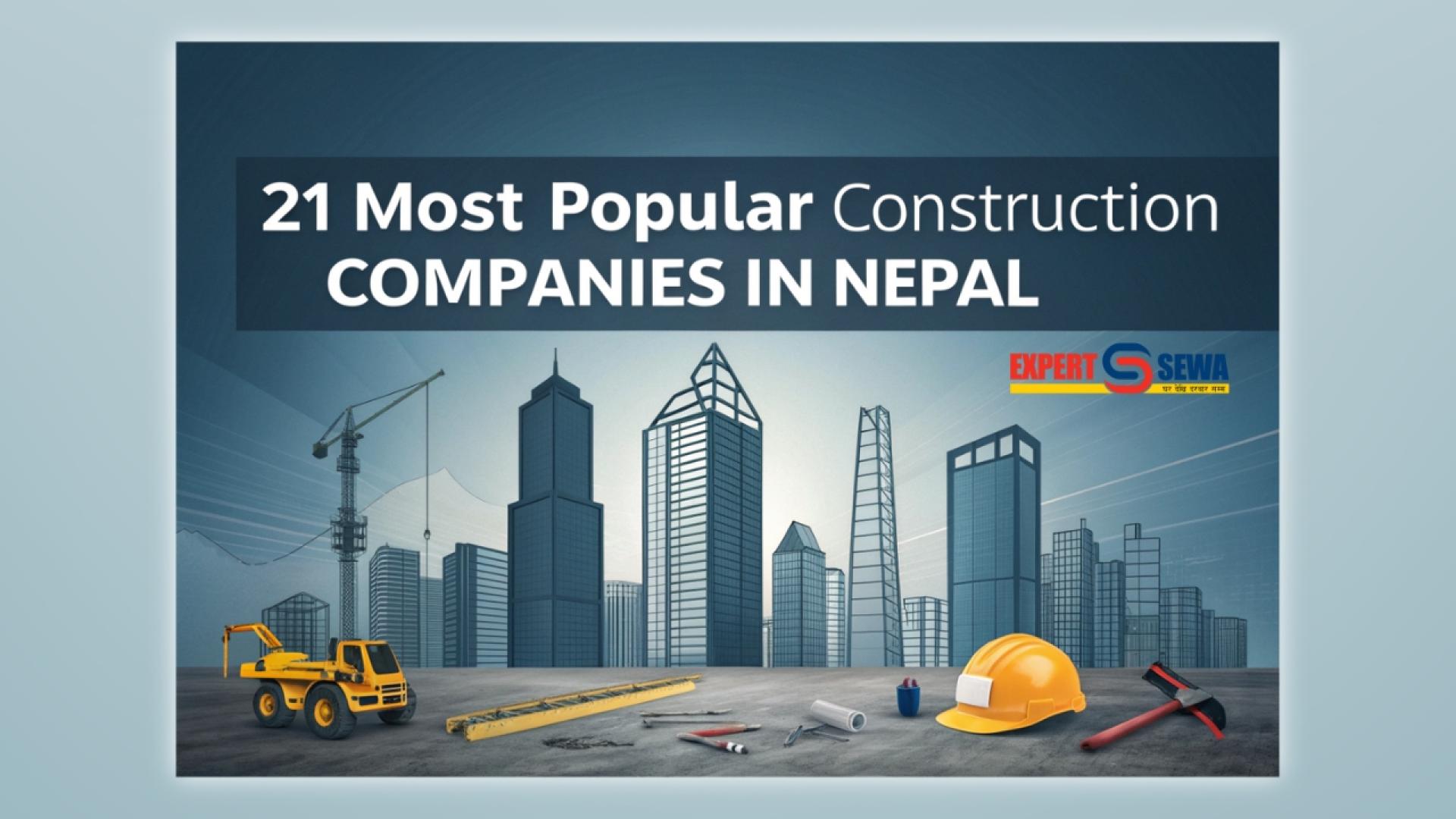 A skyline view of Kathmandu with ongoing construction projects showcasing Nepal’s leading construction companies and infrastructure development.